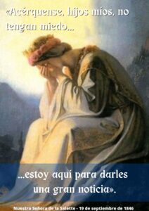 La historia de las apariciones de Nuestra Señora en La Salette 1 Notre dame de la Salette Span1