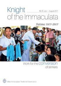 Knight of the Immaculata Magazine 23 Knight No.6 cover