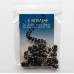 Folleto con rosario 8 rosaire set
