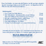 CD Cover Die Immaculata unsere Rettung