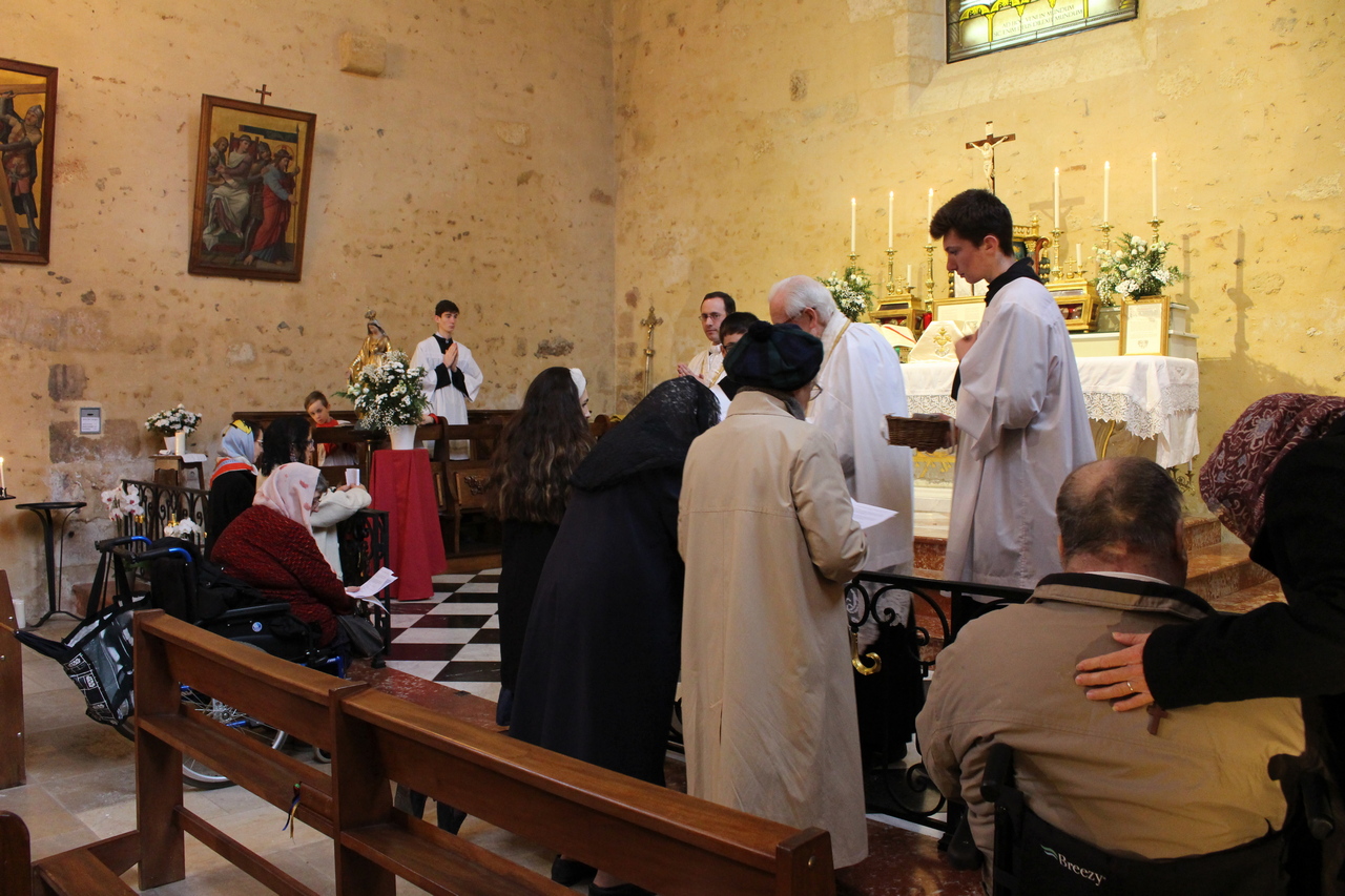 Nouveaux Chevaliers 2019 1 Bergerac remise des médailles miraculeuses aux nouveaux chevaliers le 08.12.2019