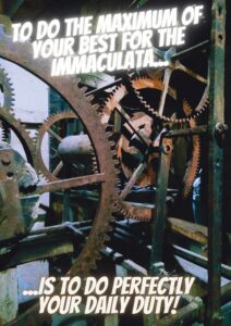 Fulfill the Will of the Immaculata 1 arme du chevalier accomplir la volonte1engl