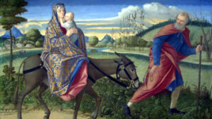 L'esilio di Gesù e Maria in Egitto 1 the flight into egypt 1500 vittore carpaccio