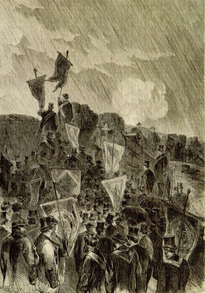 La fondation de la M.I. relatée par le Père Kolbe 2 procession fm a la commune en France
