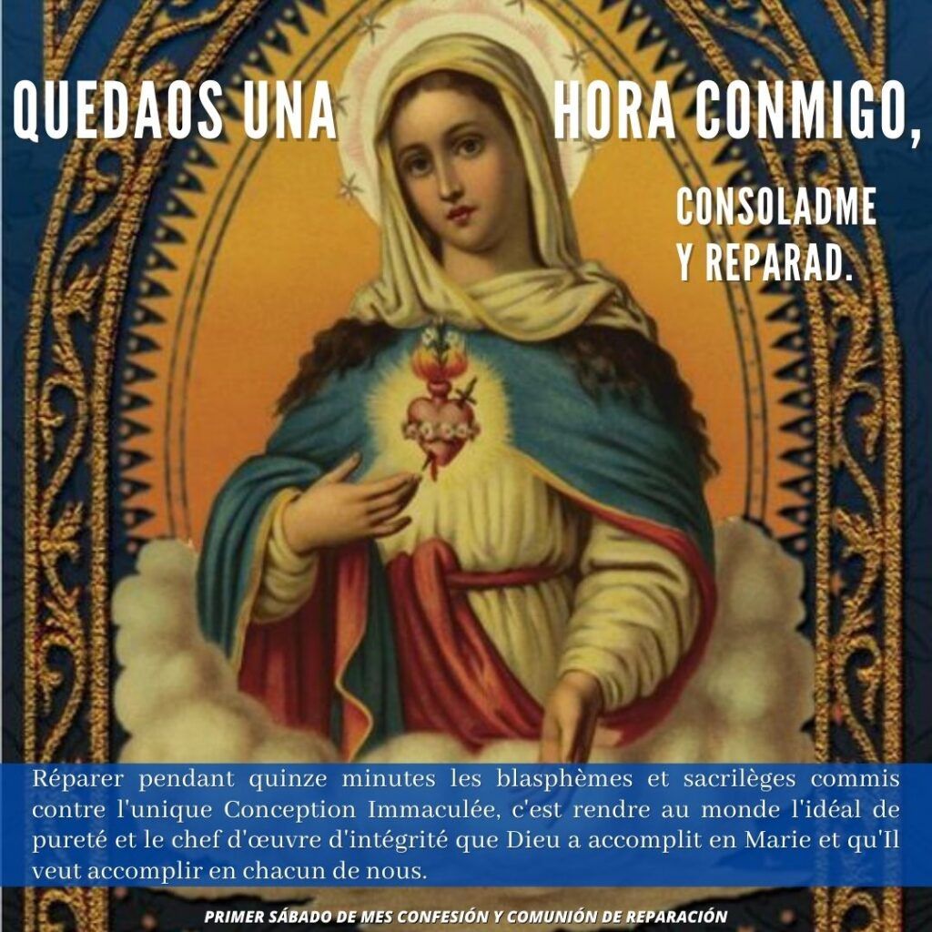 El Primer viernes y el Primer sábado del mes. 33 Insta Span 0000393