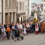 Rückblick: Rosenkranzprozession in Einsiedeln mit 750 Personen 11 20231006 172220 02362