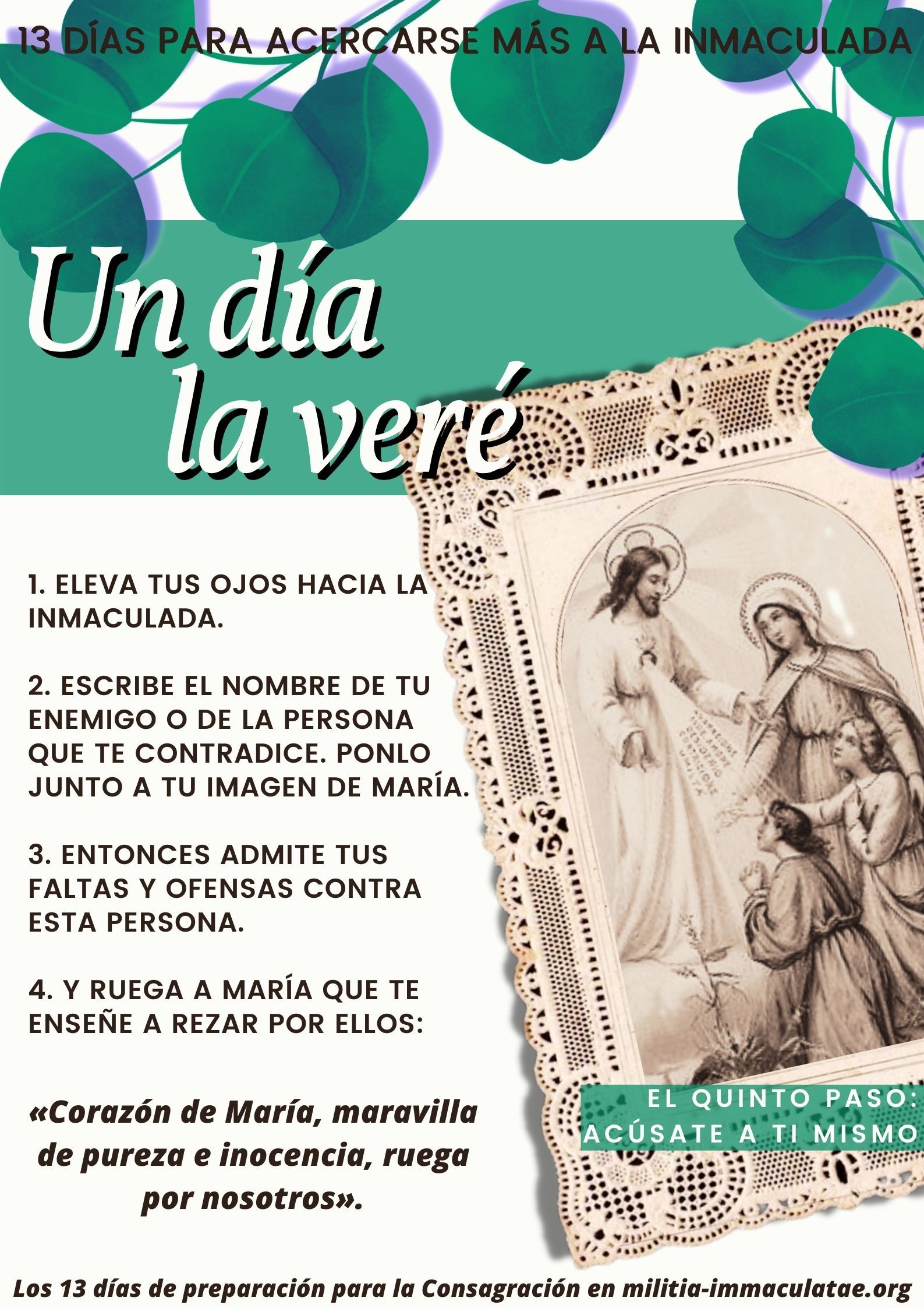 Preparo o renuevo mi consagración a la Inmaculada 9 Span 0000227