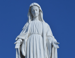 Titelbuld Muttergottes Statue